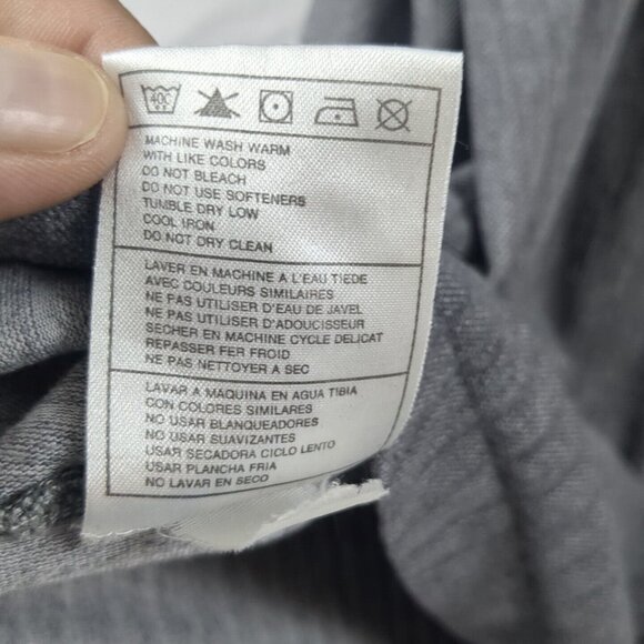 Nike Golf Mens X-Large Dri Fit Gray Short Sleeve Quarter Button Up Polo Shirt - Picture 11 of 12